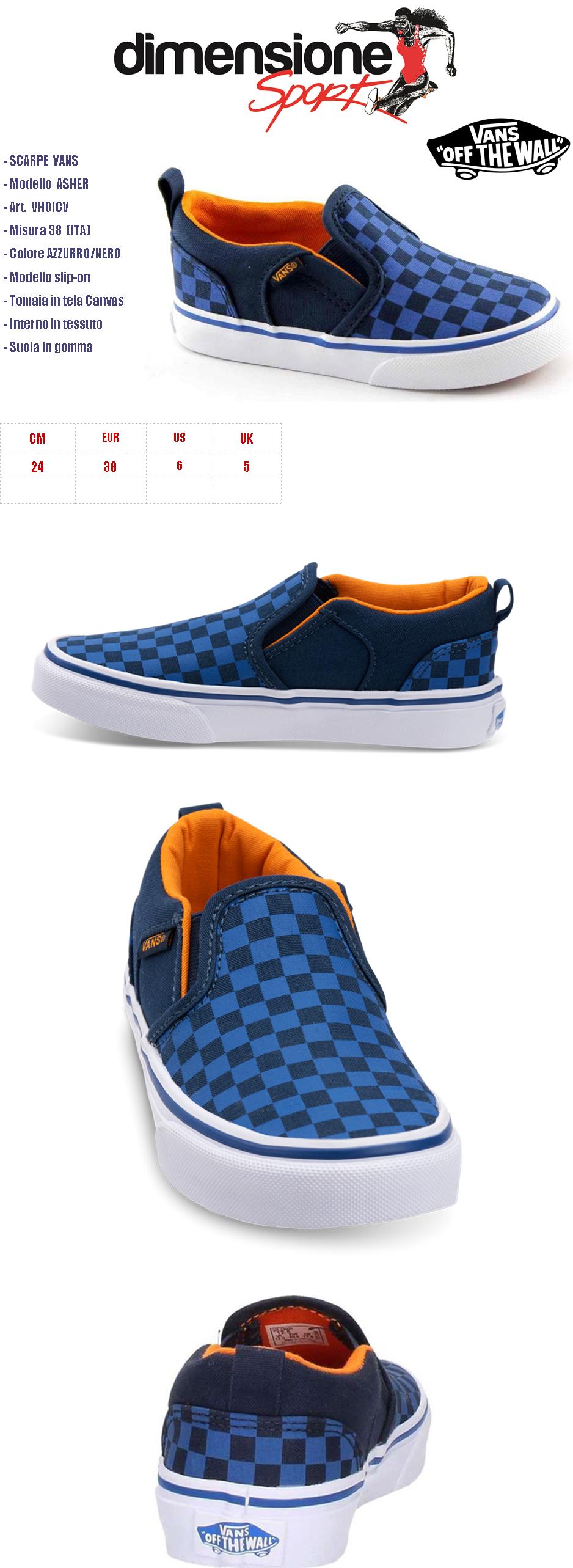 vans blu e nere