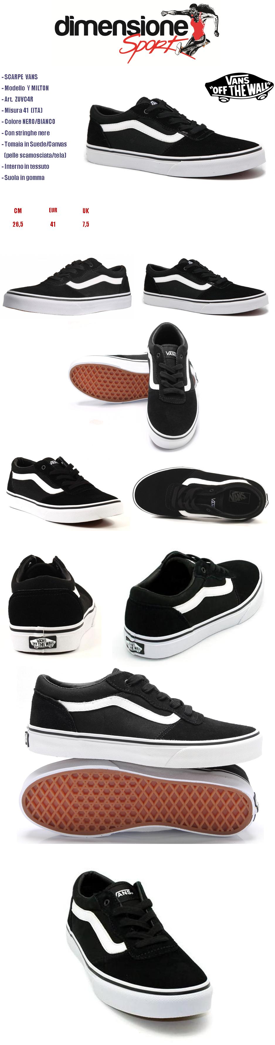 scarpe vans milton