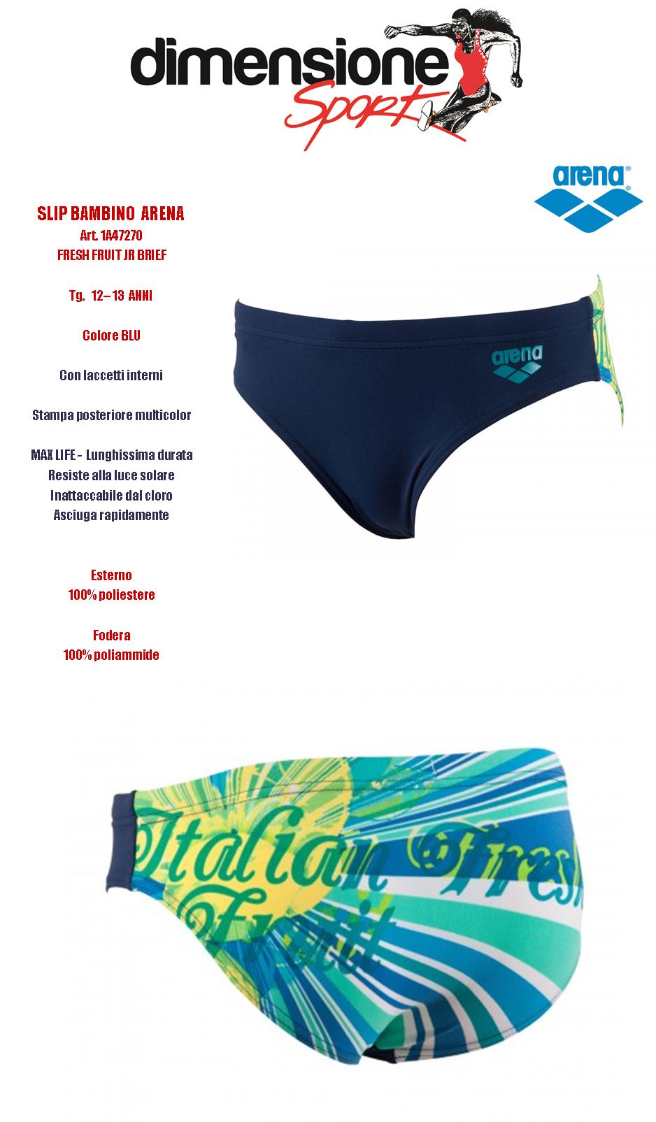 ARENA Slip da Bagno